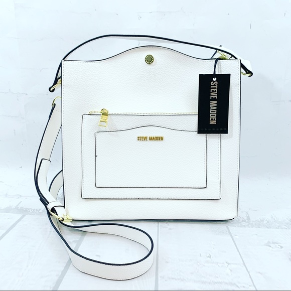 Steve Madden BLupita White Satchel Shoulder Bag - Picture 3 of 11